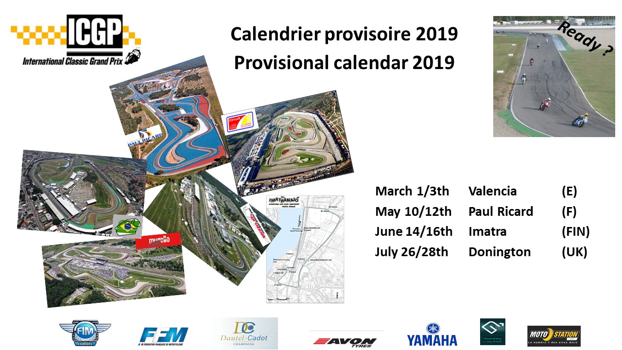 Calendrier 2019